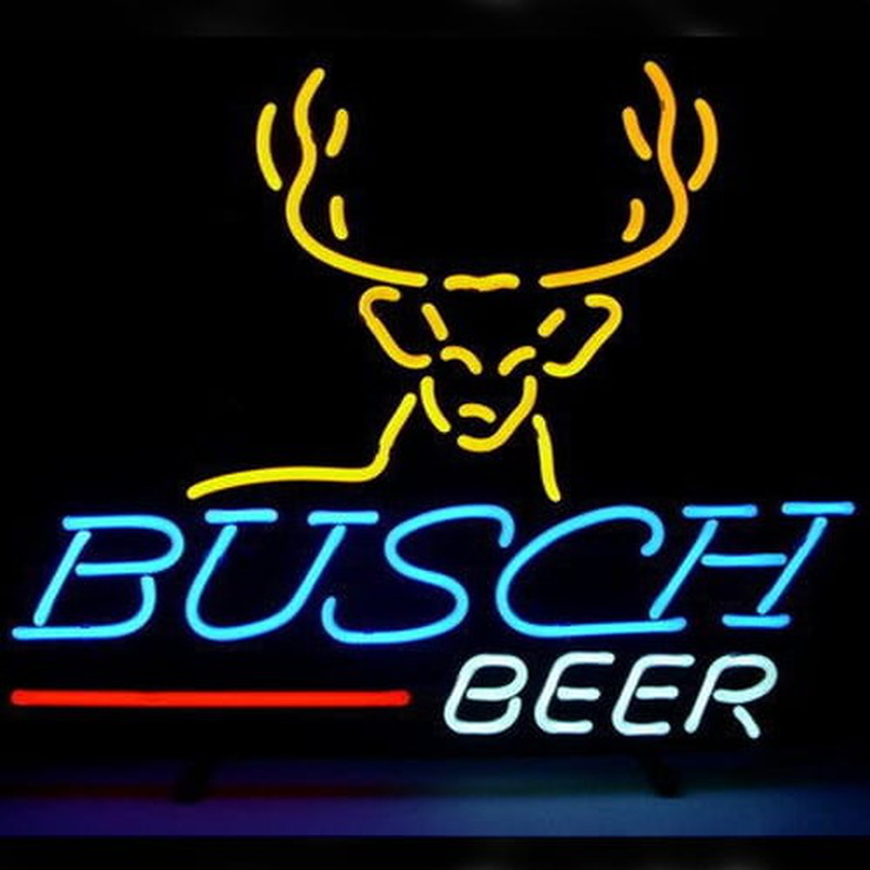 Busch Bière Bar Entrée Enseigne Néon