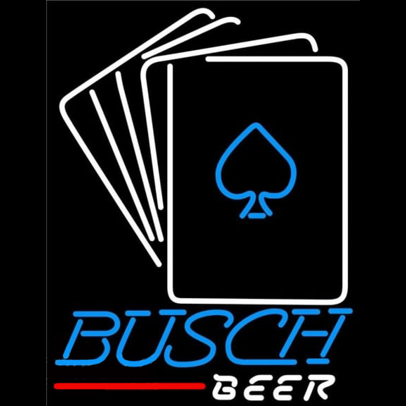 Busch Cards Beer Sign Enseigne Néon