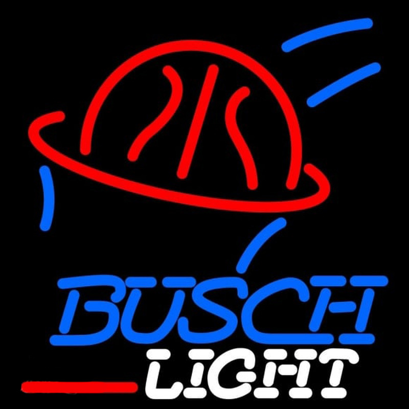 Busch Light Basketball Beer Sign Enseigne Néon