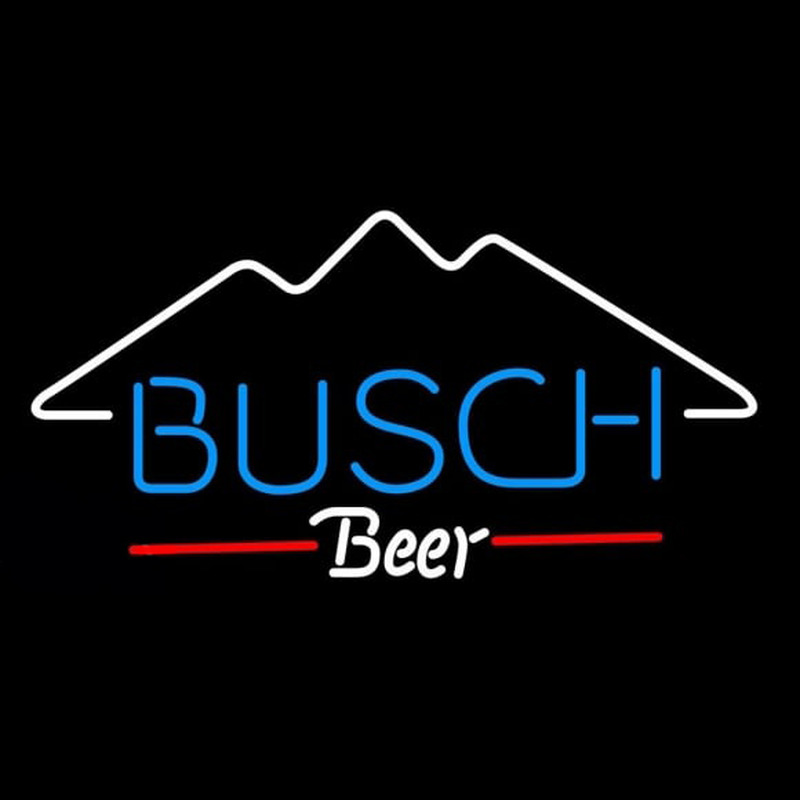 Busch Mountain Beer Sign Enseigne Néon
