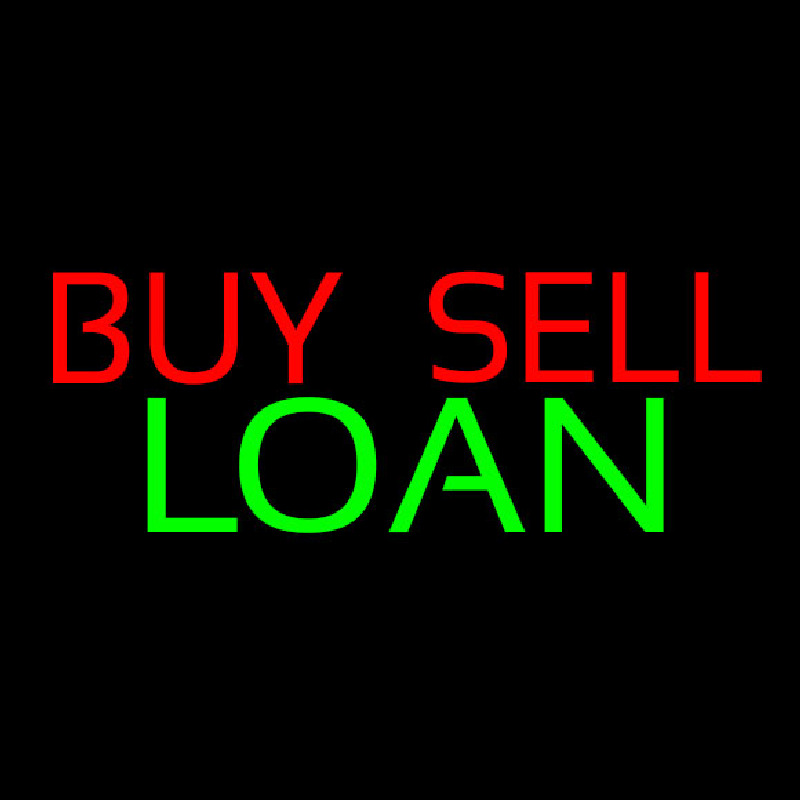 Buy Sell Loan Enseigne Néon