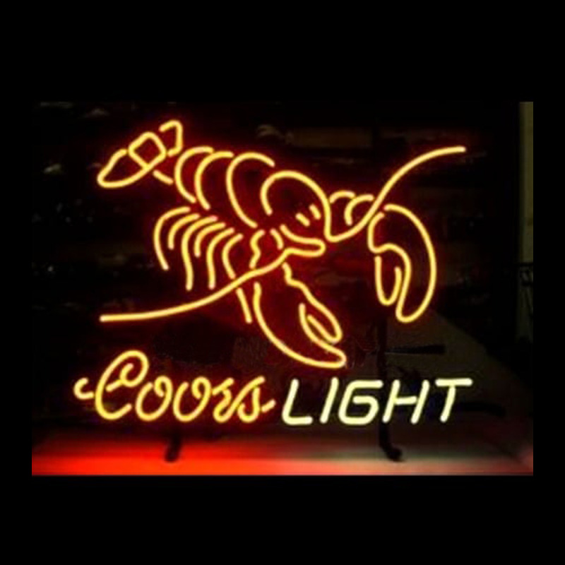 COORS LIGHT LOBSTER Enseigne Néon