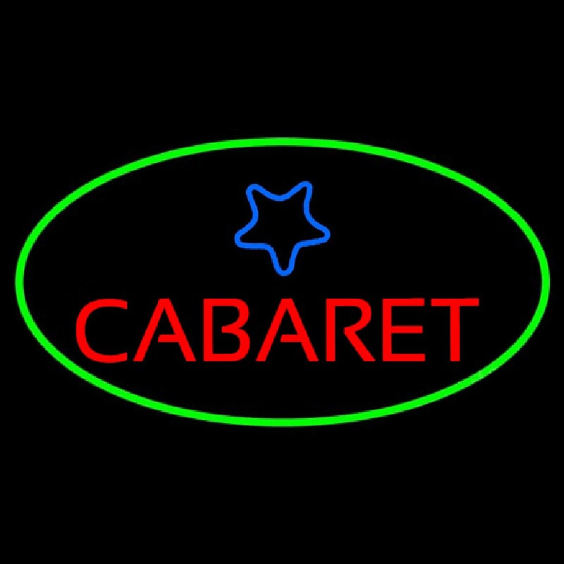 Cabaret Star Logo Enseigne Néon