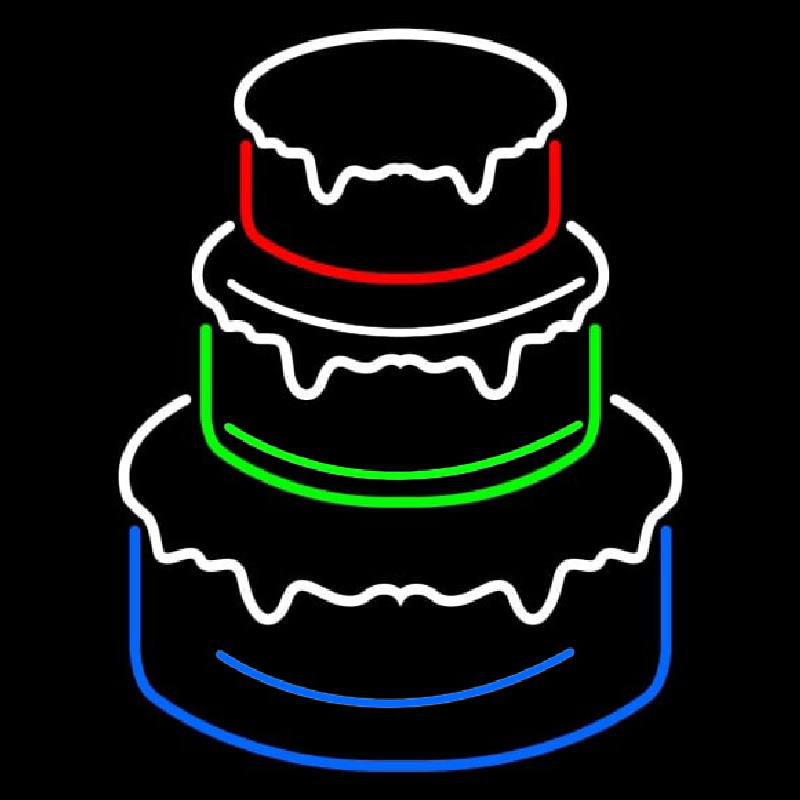 Cake Logo Enseigne Néon
