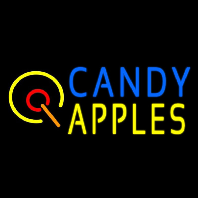 Candy Apples Apple Enseigne Néon