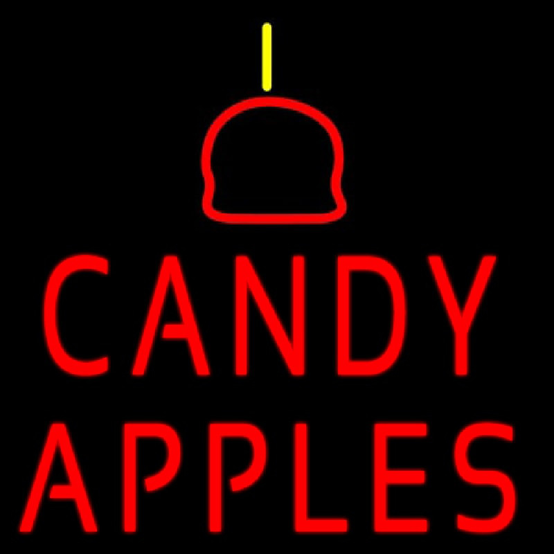 Candy Apples Enseigne Néon