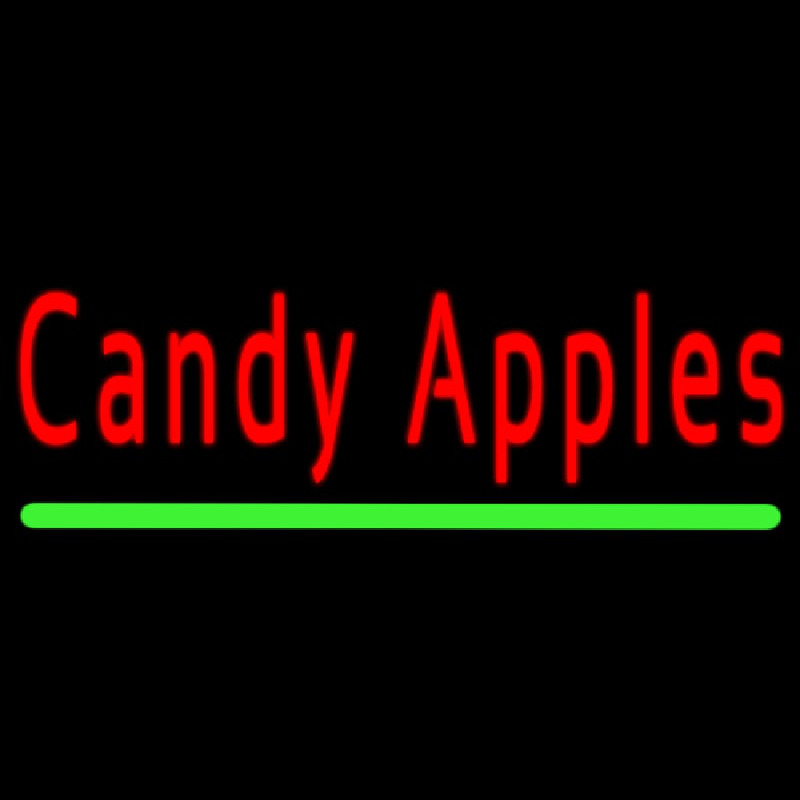 Candy Apples Enseigne Néon
