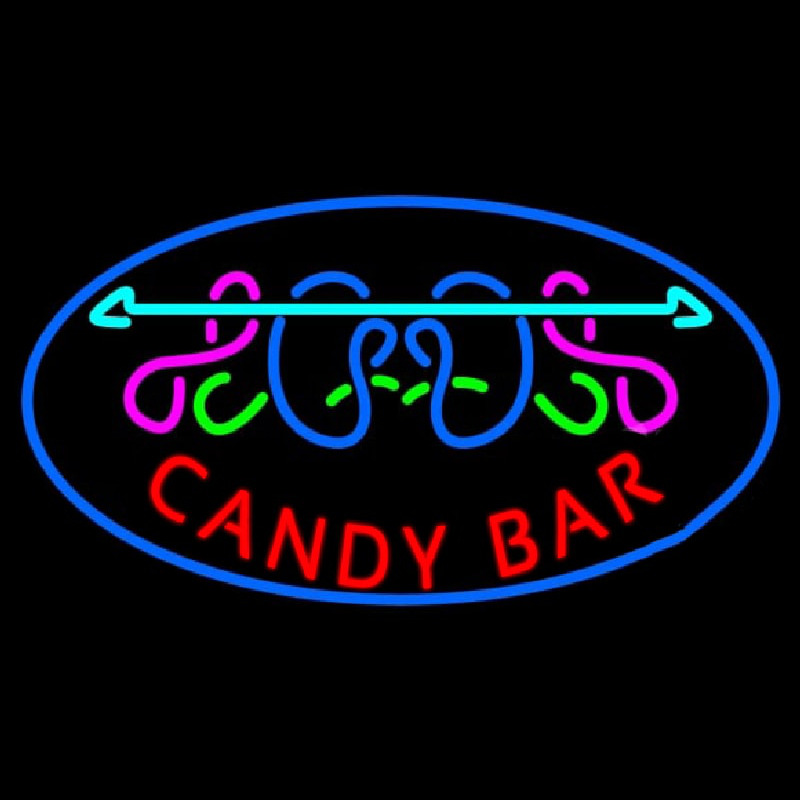 Candy Bar Enseigne Néon