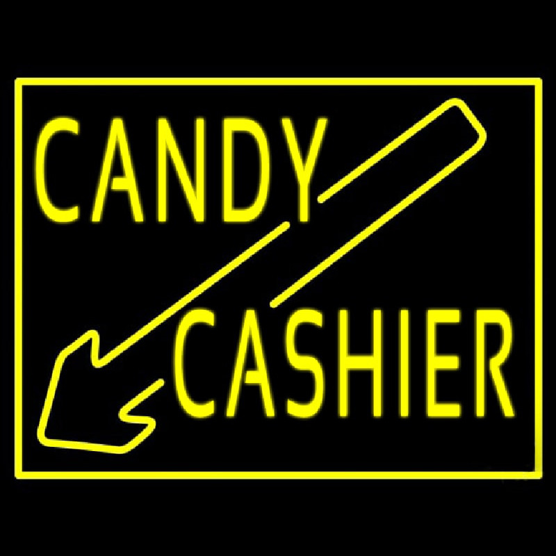 Candy Cashier Enseigne Néon