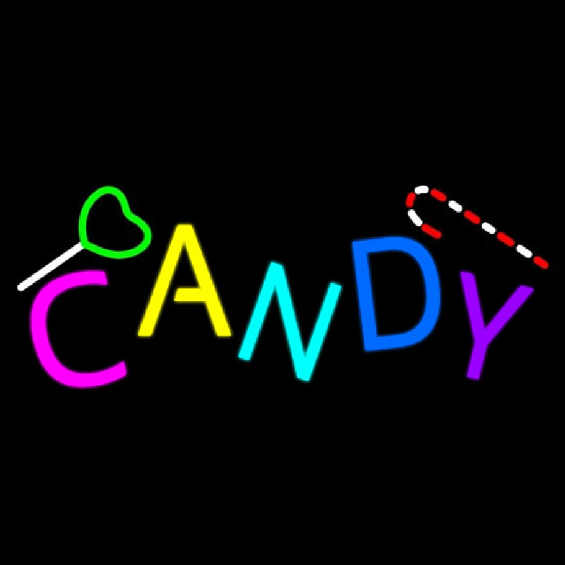 Candy Symbol Enseigne Néon