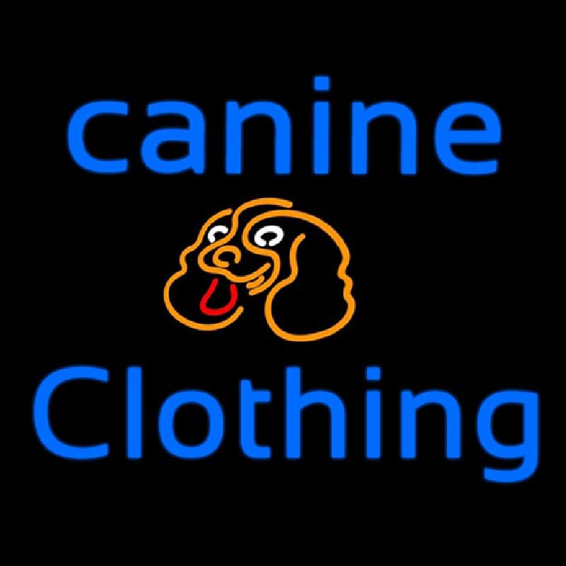 Canine Clothing Enseigne Néon