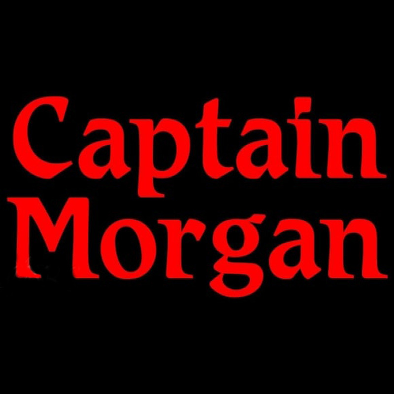 Captain Morgan Red Beer Sign Enseigne Néon