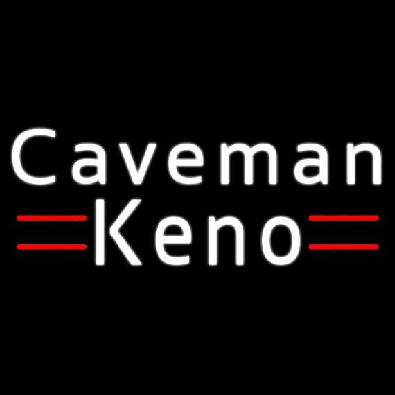 Caveman Keno 1 Enseigne Néon