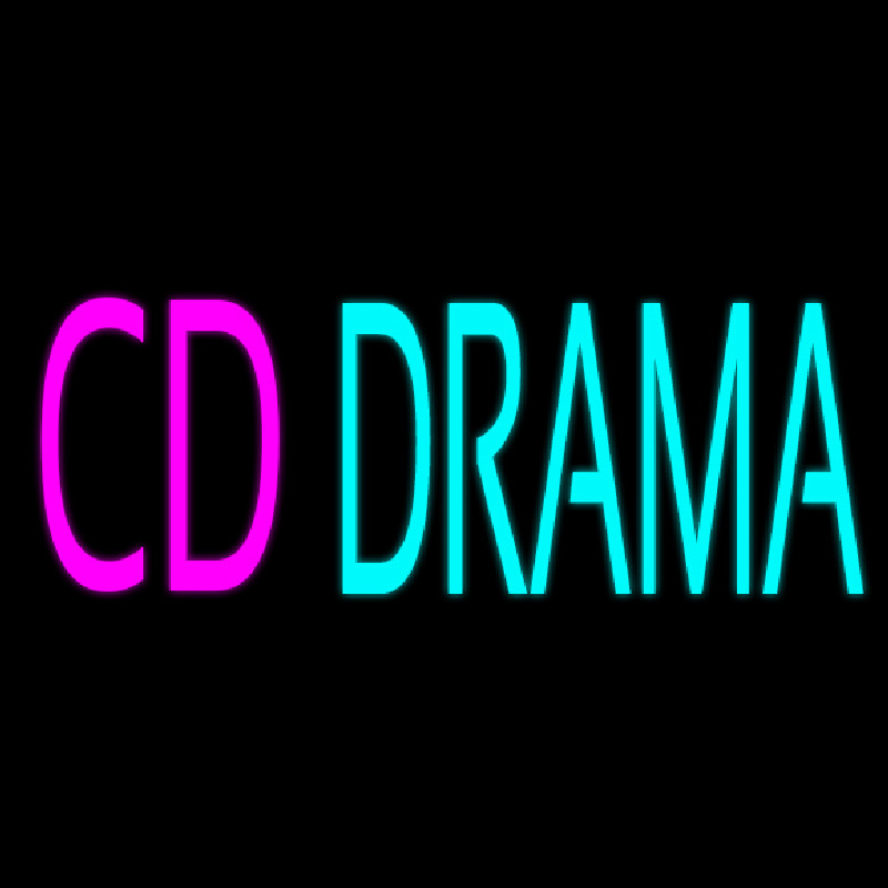 Cd Drama Enseigne Néon