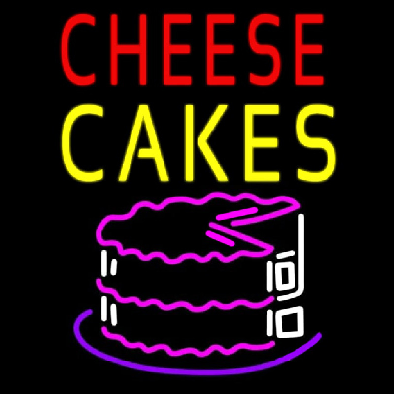 Cheese Cakes Enseigne Néon