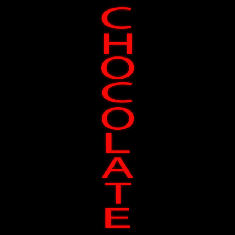Chocolate Enseigne Néon