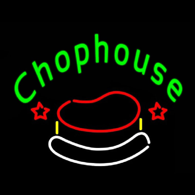 Chophouse Simple Enseigne Néon