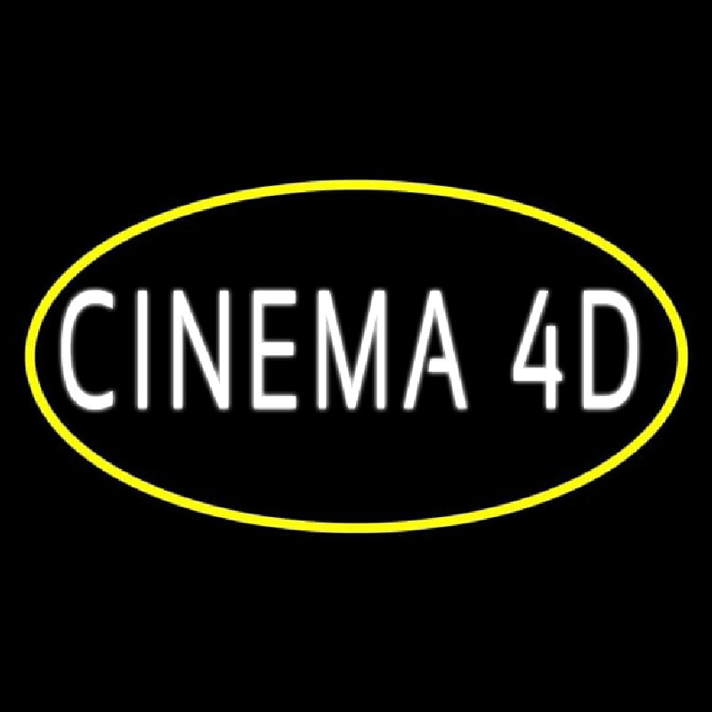 Cinema 4d With Border Enseigne Néon