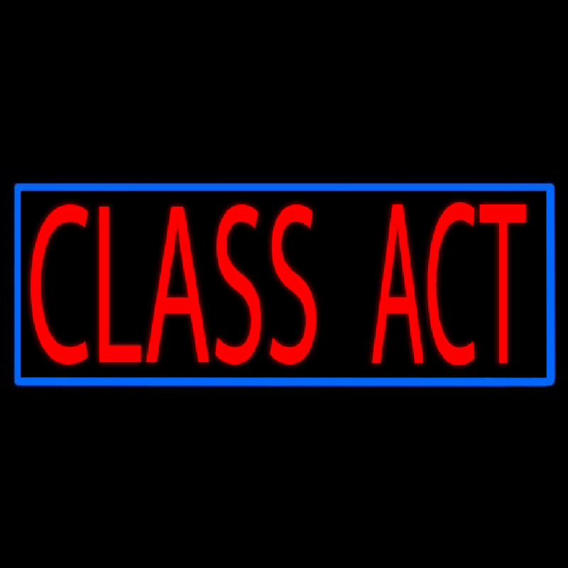 Class Act Border Enseigne Néon