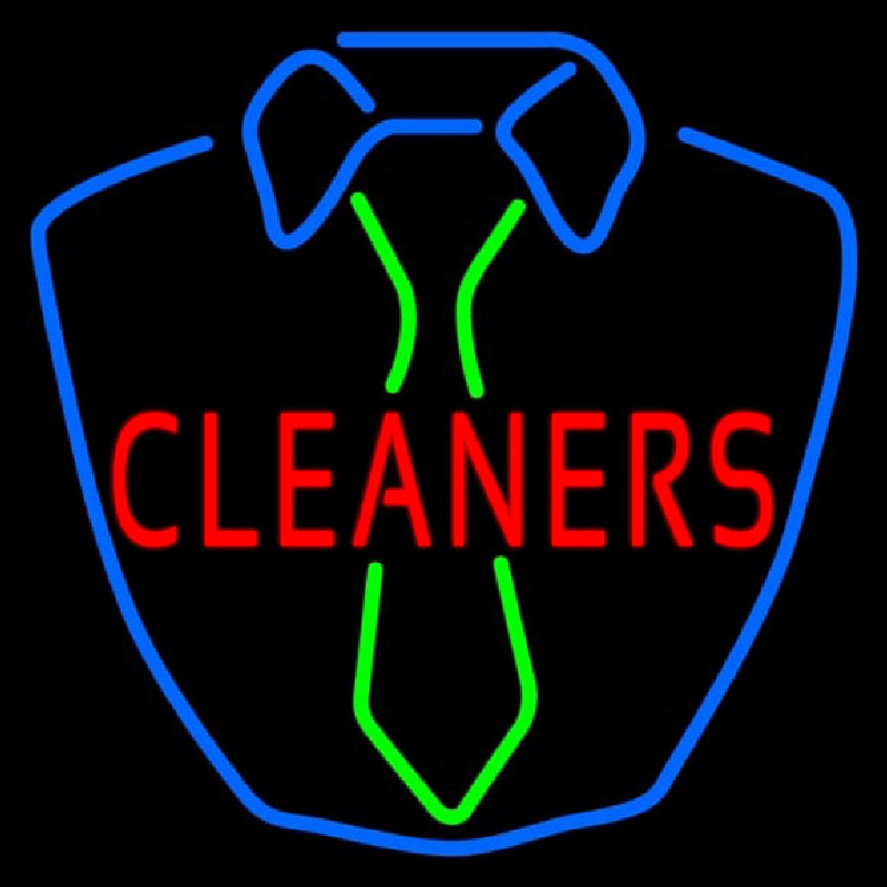 Cleaners Shirt Logo Enseigne Néon