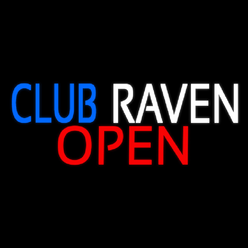 Club Raven Enseigne Néon