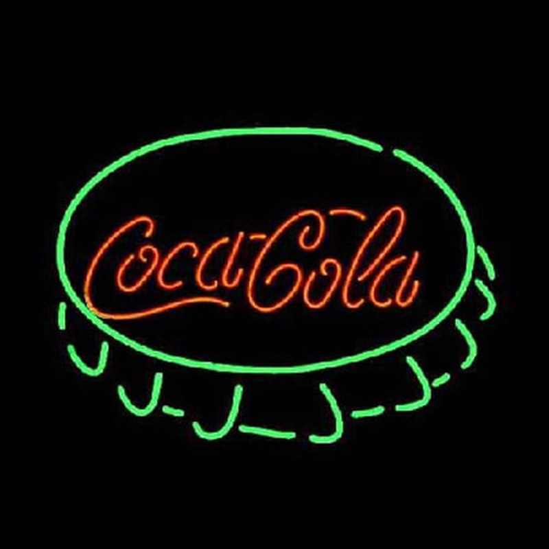 Coca Cola Cap Bière Bar Entrée Enseigne Néon