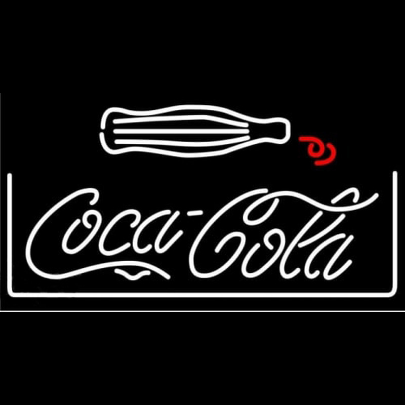 Coca Cola Coke Bottle Soda Pop Pub Game Room Enseigne Néon