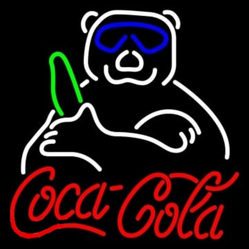 Coca Cola Panda Enseigne Néon