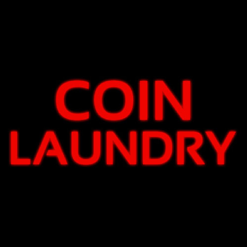Coin Laundry Enseigne Néon