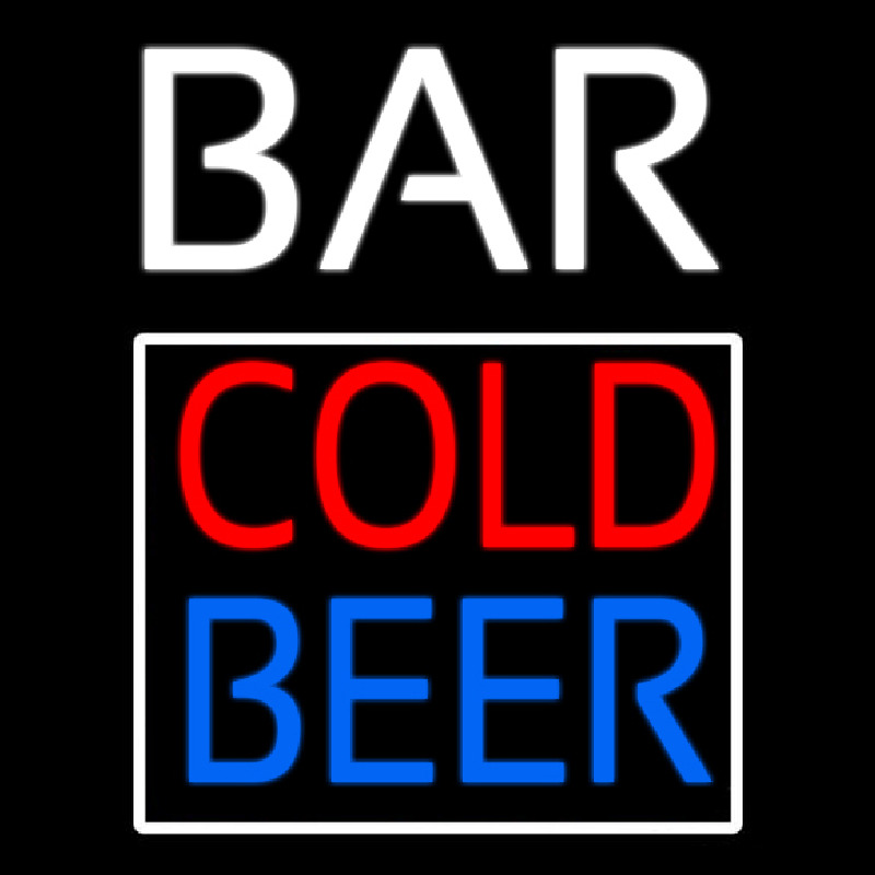 Cold Beer Bar Enseigne Néon