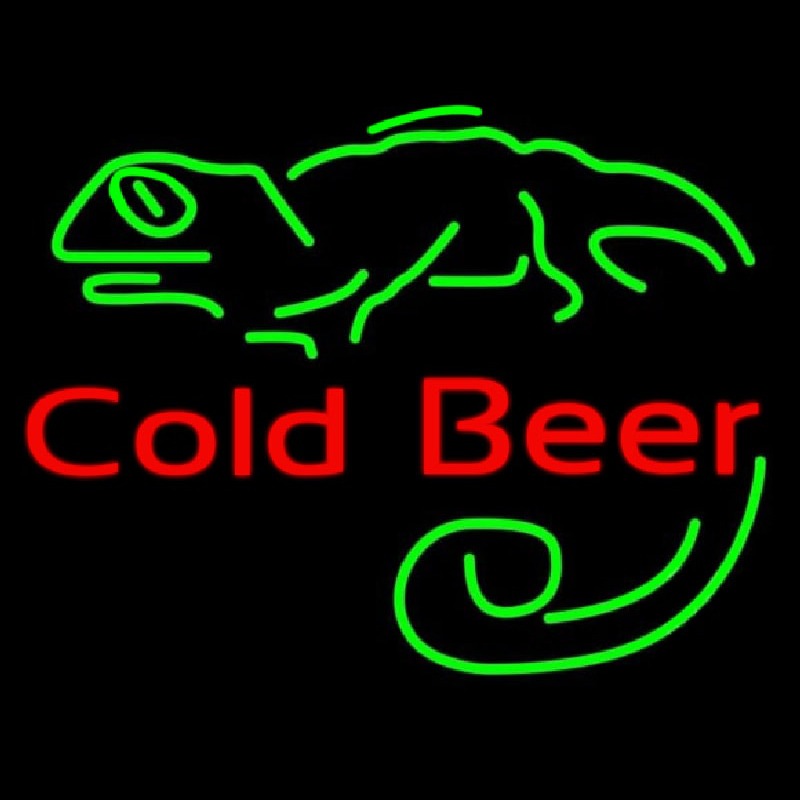 Cold Beer Bar Enseigne Néon