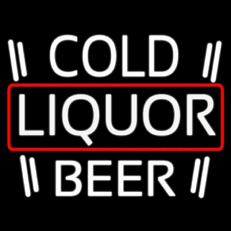 Cold Liquor Beer Enseigne Néon