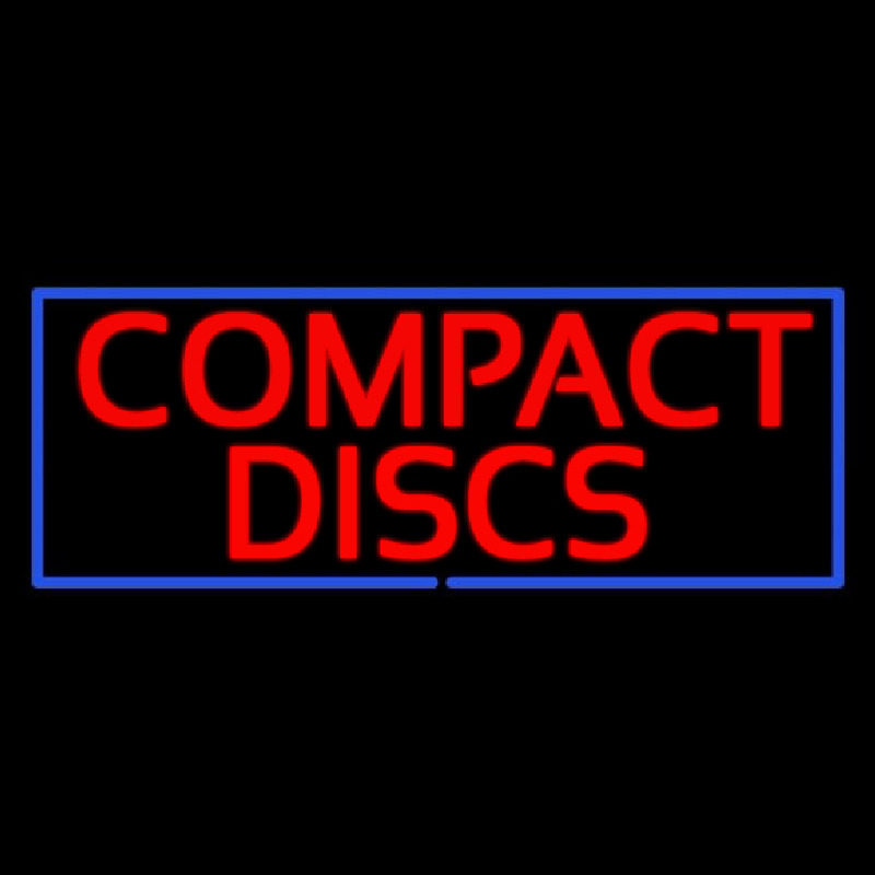 Compact Discs Enseigne Néon