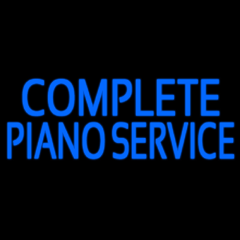 Complete Piano Service 1 Enseigne Néon