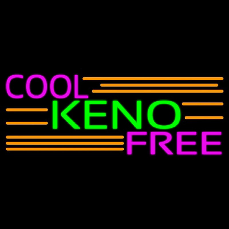 Cool Keno Free 4 Enseigne Néon