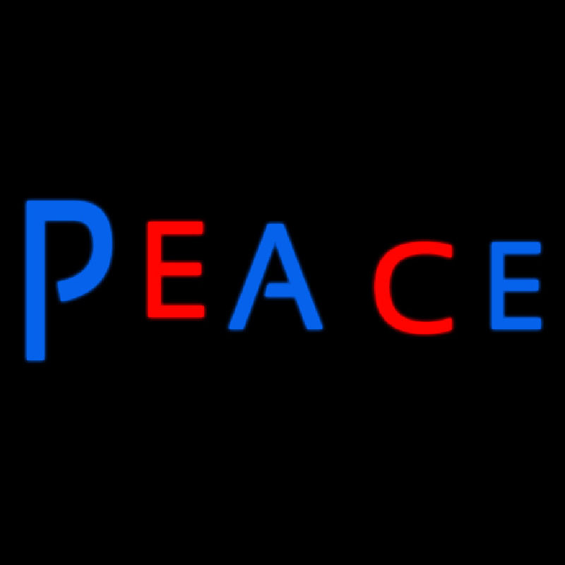 Cool Peace Enseigne Néon