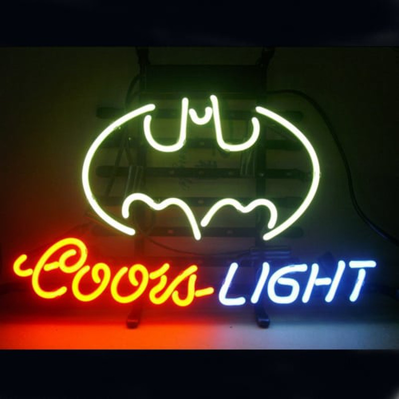 Coors Batman Bière Bar Entrée Enseigne Néon