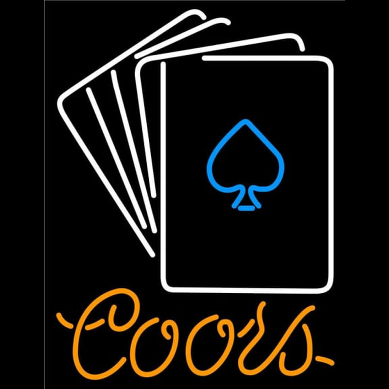 Coors Cards Enseigne Néon