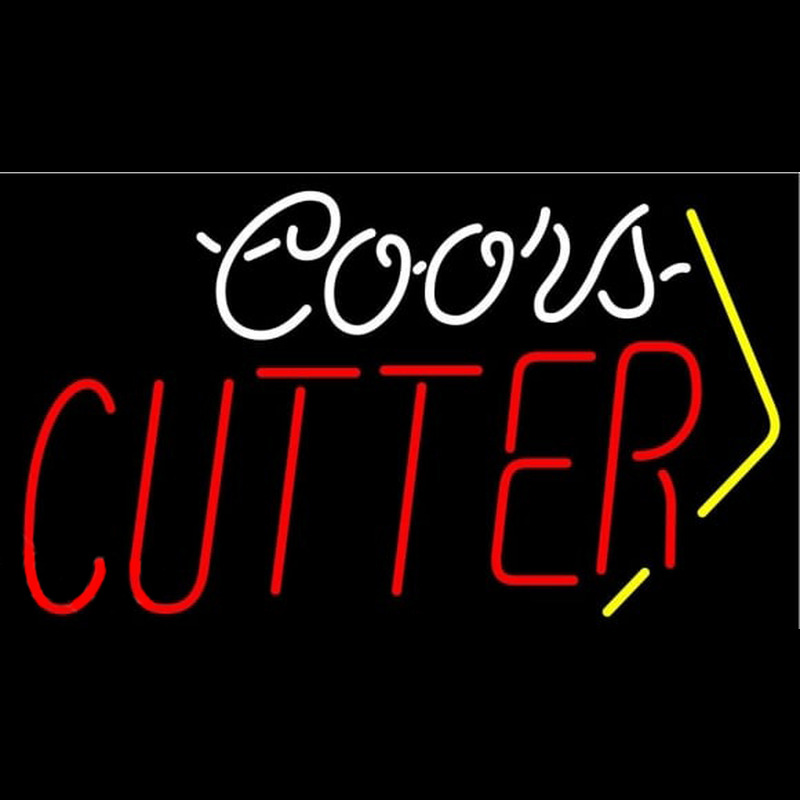 Coors Cutter Beer Sign Enseigne Néon