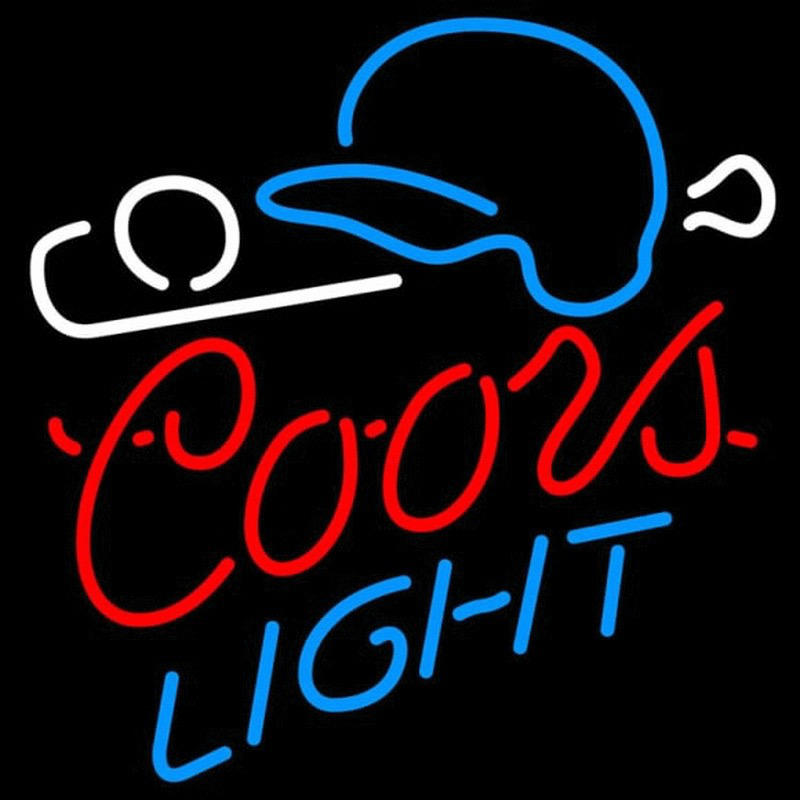 Coors Light Baseball Enseigne Néon