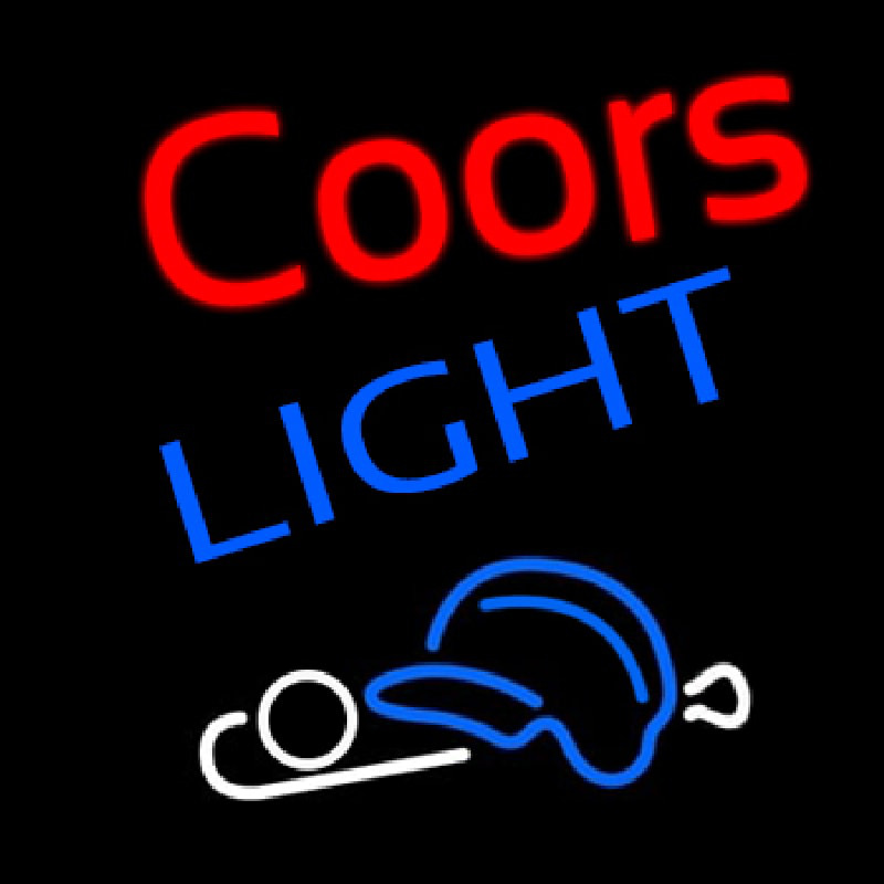 Coors Light Baseball Enseigne Néon