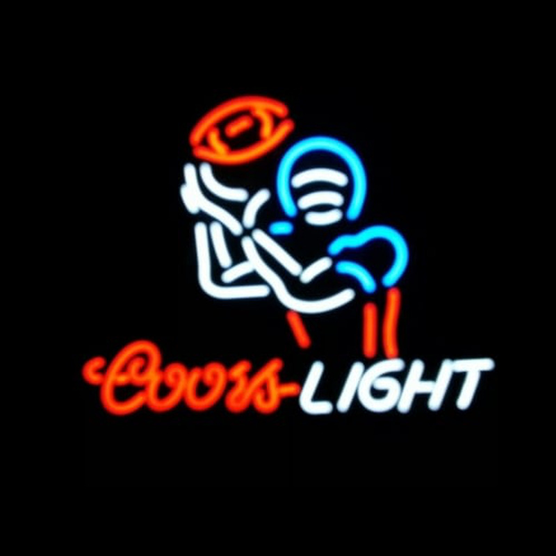 Coors Light Football Sport Enseigne Néon