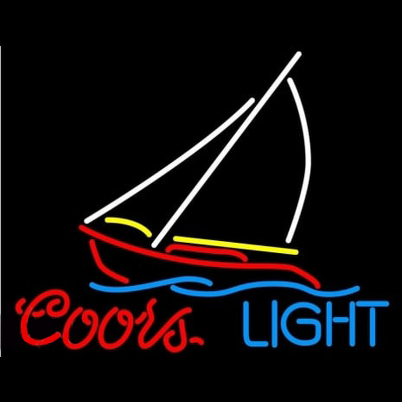 Coors Light Sailboat Enseigne Néon