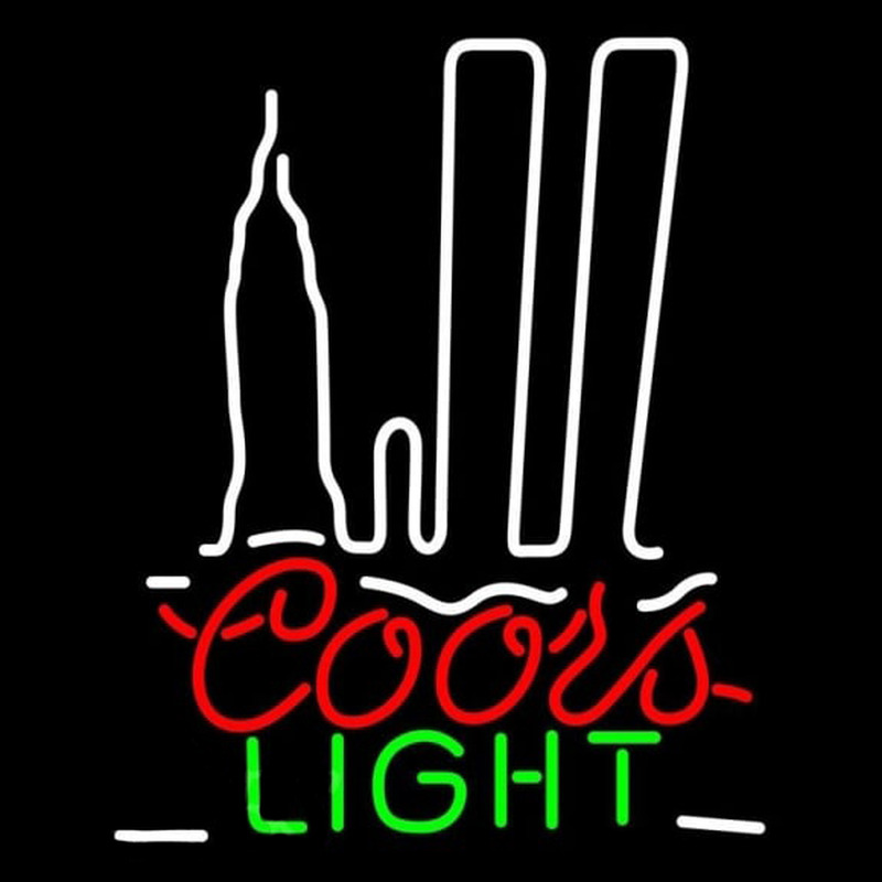 Coors Light Silver Bullet Nyc Beer Sign Enseigne Néon