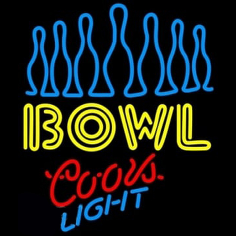 Coors Light Ten Pin Bowling Enseigne Néon