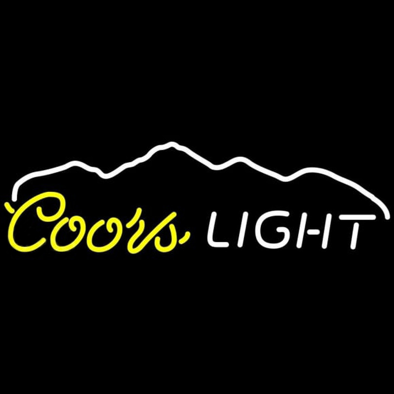 Coors Light Waterfall Beer Sign Enseigne Néon