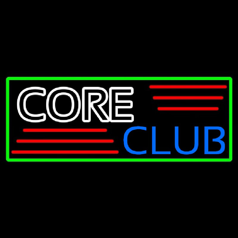 Core Club Enseigne Néon