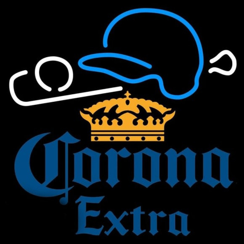 Corona E tra Baseball Beer Sign Enseigne Néon