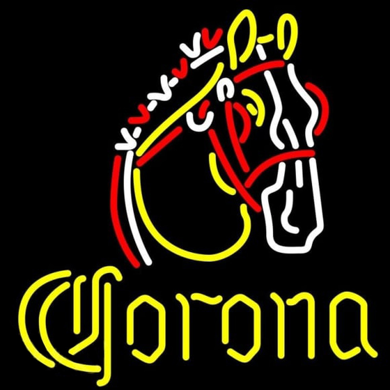 Corona Horse Beer Sign Enseigne Néon