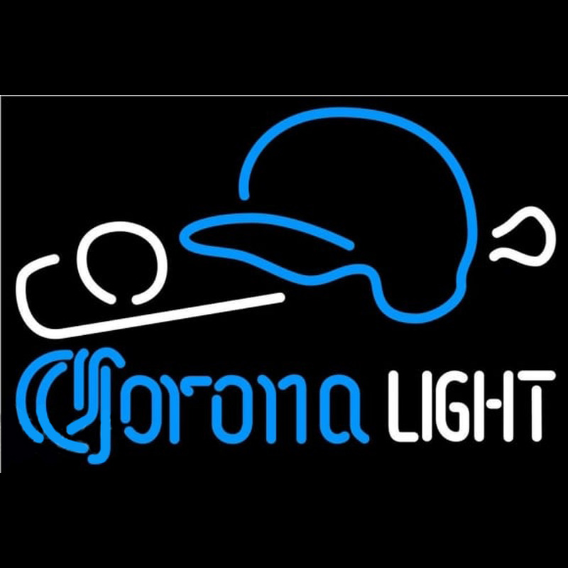Corona Light Baseball Beer Sign Enseigne Néon